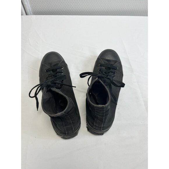 VTG Men’s Black Size 10 Converse High Tops Distressed/Grunge/Retro 🤩 - Picture 2 of 10
